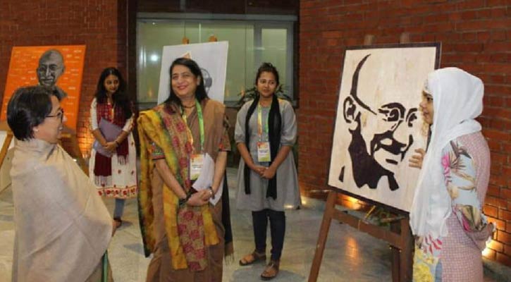 Art camp held in Sreemangal to honor Gandhi