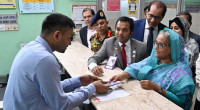 PM undergoes routine checkup at Fazilatunnesa Hospital in Gazipur