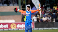 Abhishek ton helps India rout Zimbabwe, level T20 series