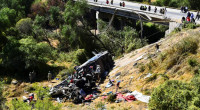 Bus crash in central Mexico kills 19 people