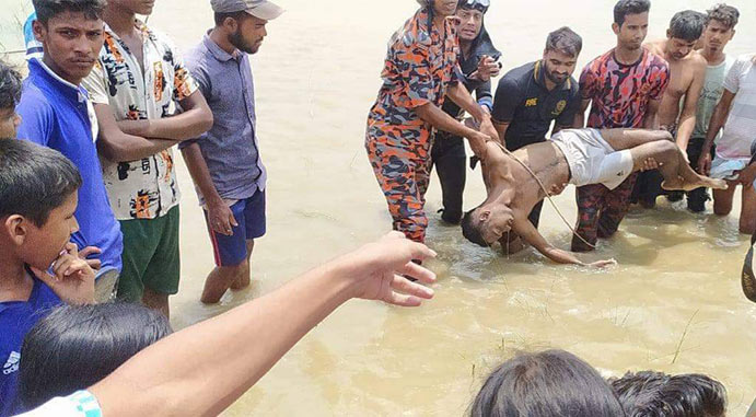 সকালে পদ্মায় নিখোঁজ শিক্ষার্থীর মরদেহ মিললো  দুপুরে