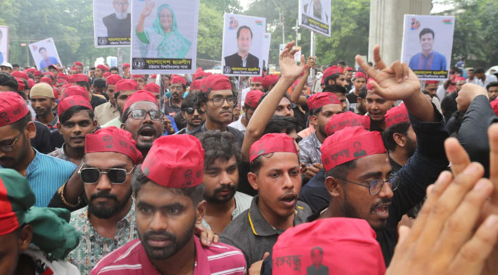 দেশের নানা প্রান্তের ছাত্রলীগ কর্মীদের আগমনে পূর্ণ হচ্ছে সোহরাওয়ার্দী