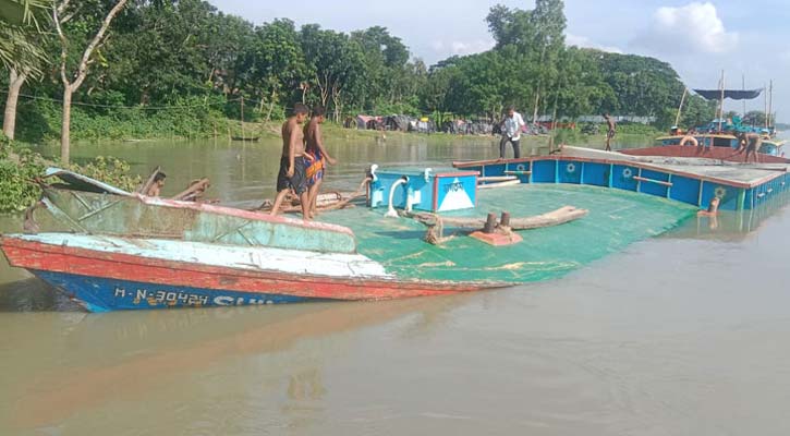 পাকুন্দিয়ায় অবৈধভাবে বালু উত্তোলনের দায়ে জরিমানা