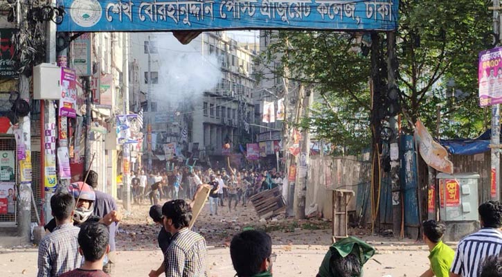 কোটা আন্দোলনে সংঘর্ষ, ঢাকা চট্টগ্রাম রংপুরে নিহত ৬