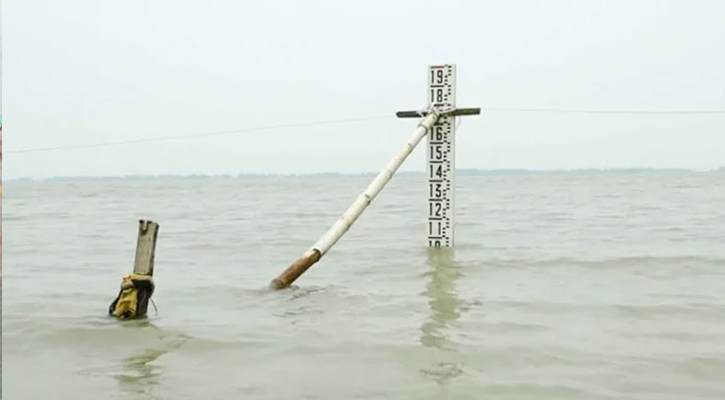 ৮ দিন ধরে বাড়ছে যমুনার পানি, প্লাবিত হচ্ছে ফসলি জমি