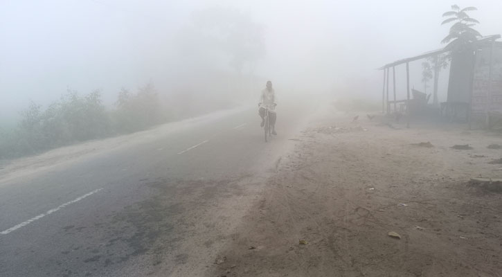 ঘন কুয়াশা, ১৪ ডিগ্রির ঘরে দিনাজপুরের তাপমাত্রা 