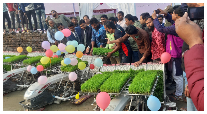 সৈয়দপুরে এই প্রথম সমলয় পদ্ধতির চাষাবাদের উদ্বোধন